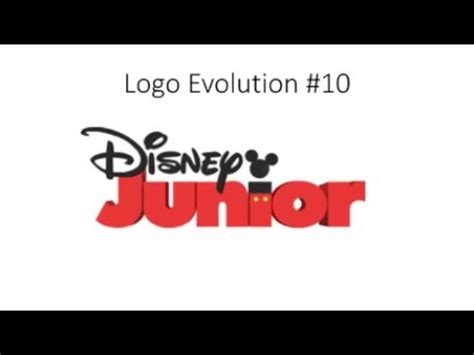 Logo Evolution #10 - Disney Junior - YouTube