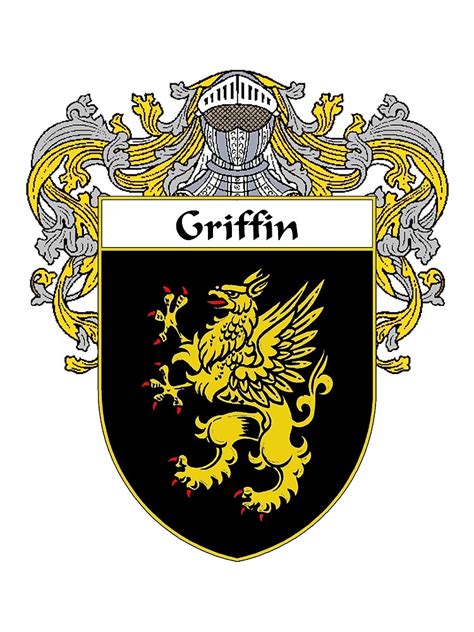 "Griffin Coat of Arms/Family Crest" Art Print for Sale by IrishArms ...