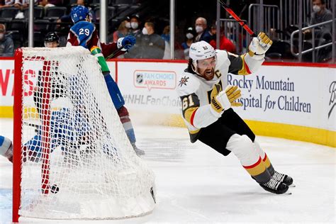 Mark Stone scores early in overtime as the Knights beat the Avalanche 3-2 in Game 5 - The Boston ...