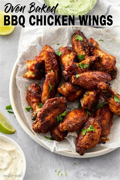 Oven Baked Barbecue Chicken Wings | Sugar Salt Magic