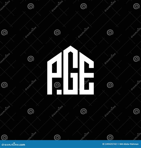 PGE Letter Logo Design on BLACK Background. PGE Creative Initials Letter Logo Concept. PGE ...