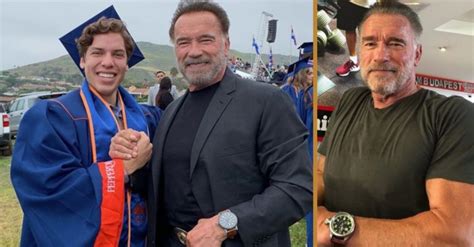 Arnold Schwarzenegger Shares Moment From Son's Graduation