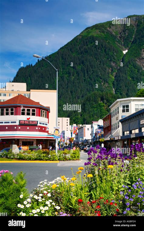 Downtown Juneau Alaska Stock Photo - Alamy