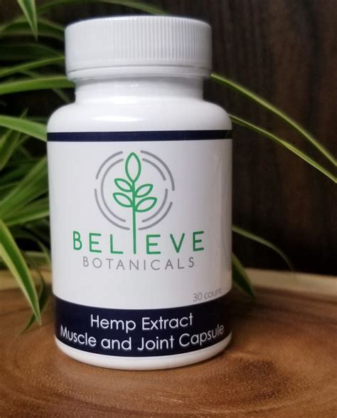 Believebotanicals.com: Hemp Extract Capsules - 750 mg - 30 ct.