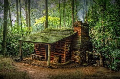 Log Cabin Appalachian Mountains Forest Cabin Smoky | Etsy | Cabins in ...