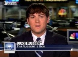 Luke Russert, son of the late Tim Russert, will serve as a Correspondent at-large for NBC News ...