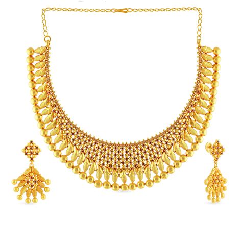 Buy Malabar Gold Necklace Set NSDVNKSHSTPR for Women Online | Malabar Gold & Diamonds