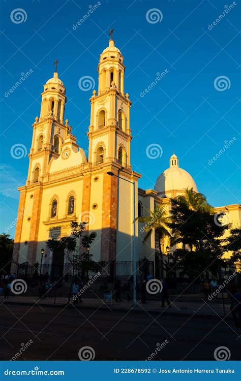 Culiacan, Sinaloa, Mexico - January 19 2019: Famous Cathedral Basilica ...