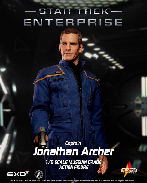 Hyper Realistic Action Figure Star Trek: Enterprise Captain Jonathan ...