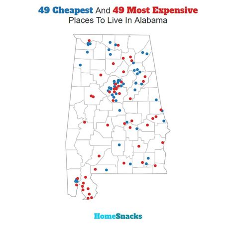 10 Most Expensive Places To Live In Alabama [2024] | HomeSnacks