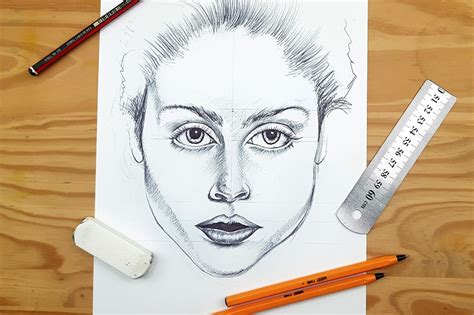 Face Drawing - A Step-by-Step Guide! - artincontext.org