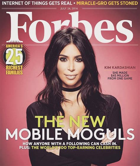 Kim Kardashian Nabs Her First Forbes Cover: "Not Bad For A Girl With No ...