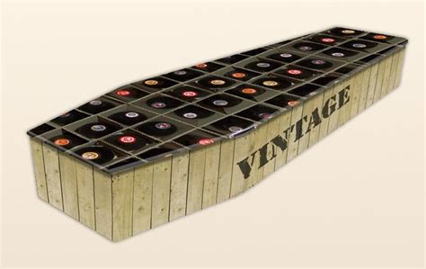 Vintage Wine Coffin by Colourful Coffins | Vintage wine, Coffin, Wine