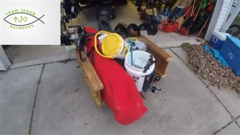 DIY ICE FISHING SLED, How I built my own ice fishing sled - YouTube