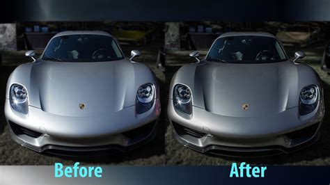 Photoshop - How to edit cars in Lightroom - YouTube