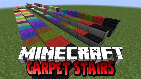 Carpet Stairs Mod for Minecraft 1.16.5/1.15.2/1.14.4 | Carpet stairs ...