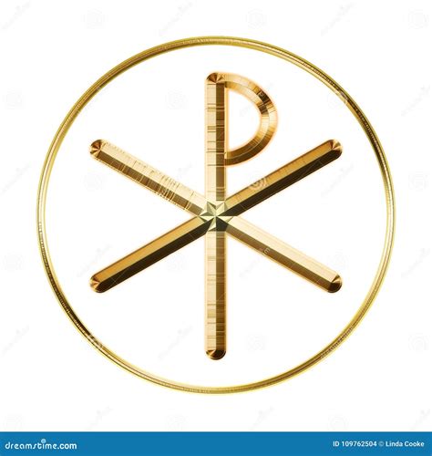 Glowing Chi-Rho symbol stock illustration. Illustration of chirho - 109762504