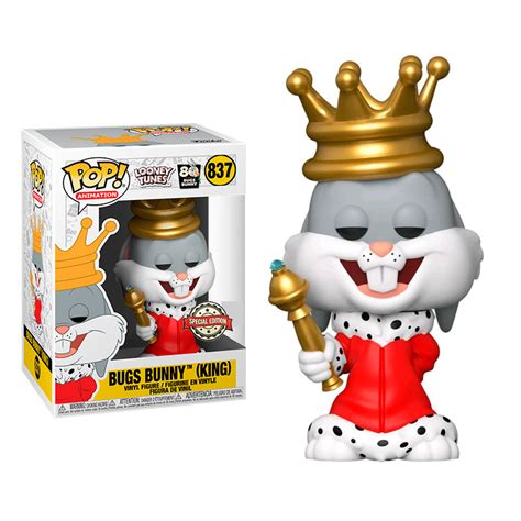 Funko Pop Bugs Bunny Rey 837 Special Edition Looney Tunes • Frikimon.es