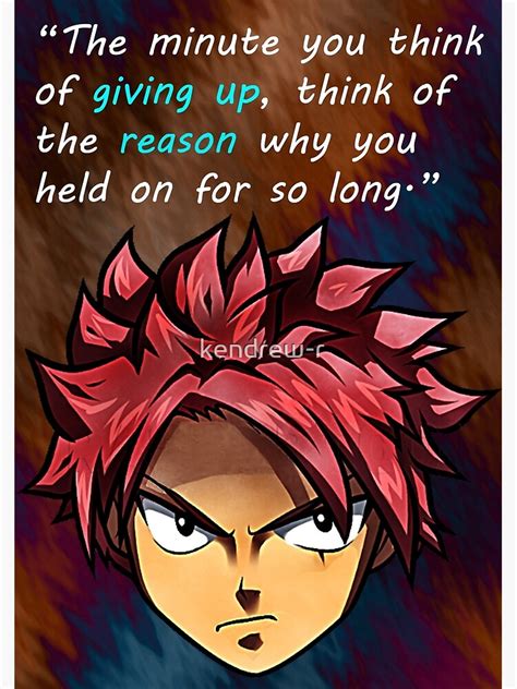 "Fairy Tail Natsu Dragneel Quotes (Anime) touched with photoshop and ...