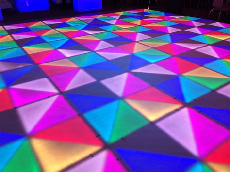 EBE's light up LED Dance Floor. With 48 panels all on at once, this dance floor is huge! | Led ...