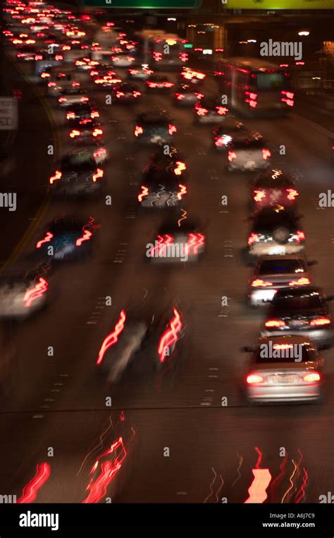 Traffic on a Busy Street Stock Photo - Alamy