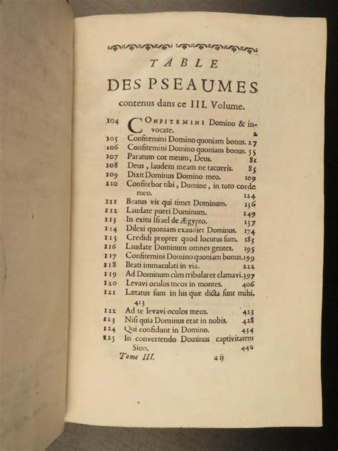 1697 Holy BIBLE & Commentary Book of PSALMS David de SACY French Vulgate Paris | Schilb Antiquarian