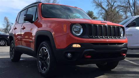 2015 Jeep Renegade Trailhawk (Omaha Orange) - YouTube