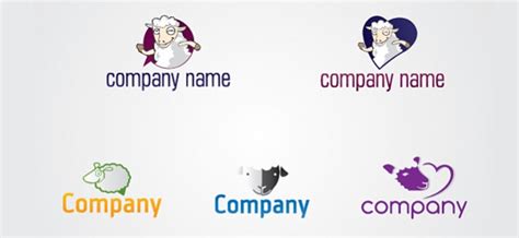 Sheep Vector Logos - Free Logo Design Templates