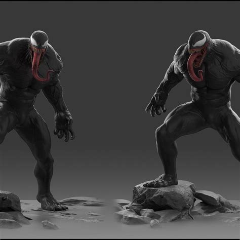 VENOM Concept Art Reveal Some Alternate, Slightly More Horrifying Takes ...