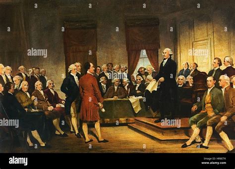 Washington Constitutional Convention 1787 Stock Photo - Alamy