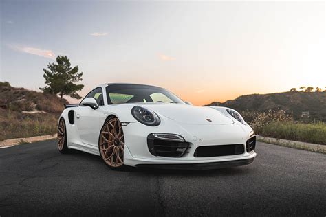 2015 Pure White Porsche 911 Turbo S - Pacific German