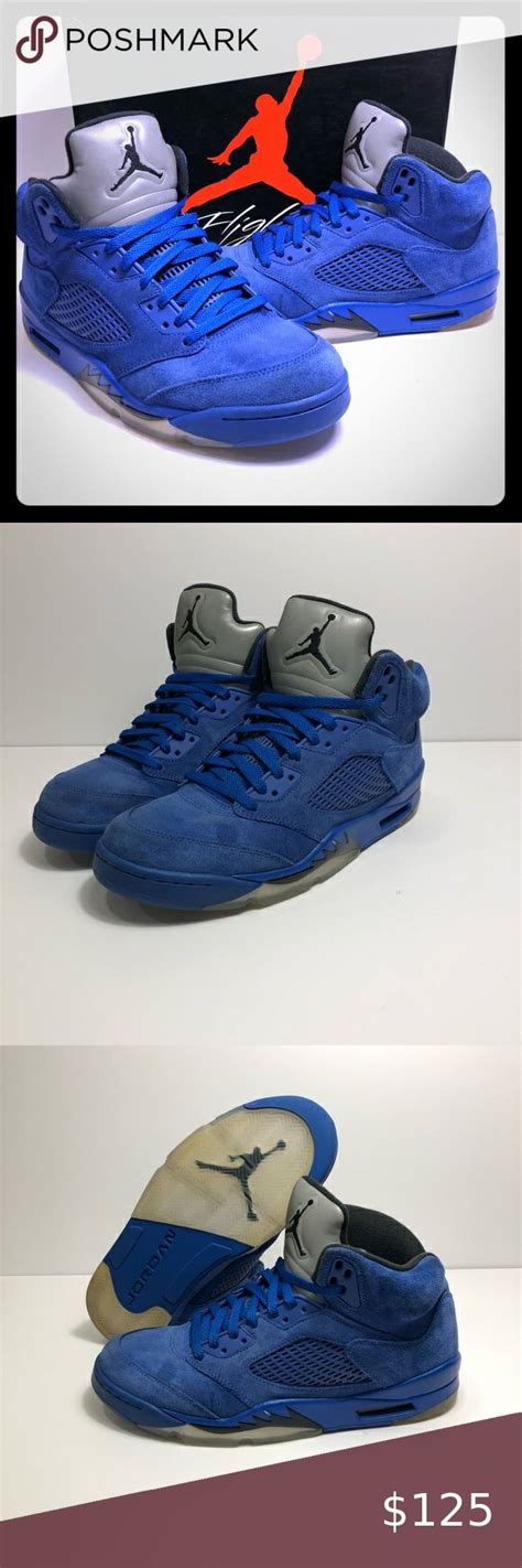 Air Jordan Retro 5 “Blue Suede” | Air jordans retro, Jordan retro, Blue ...