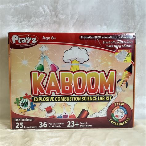 Playz "Kaboom" Explosive Combustion Science Lab Kit - RS3061