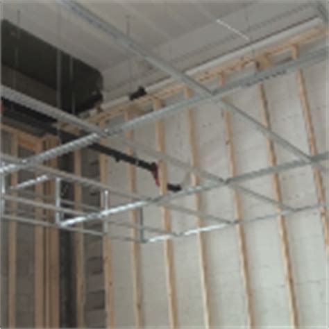 Drywall Suspended Grid Showroom | Drywall Suspended Ceiling Grid Systems | How To Install ...