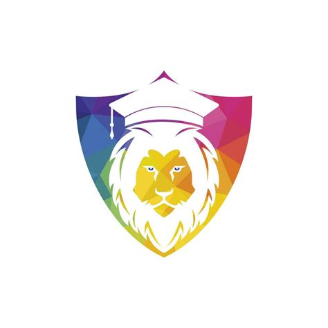 Lion Student vector logo design. Lion academy logo concept. 21400150 ...