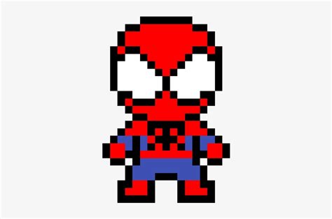 Random Image From User - Pixel Art Iron Spider Transparent PNG ...