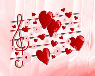 Valentine s music stock illustration. Illustration of shapes - 18009959