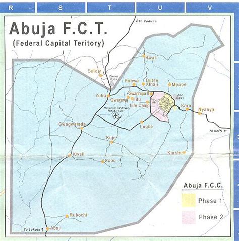 Abuja Map ~ World Of Map