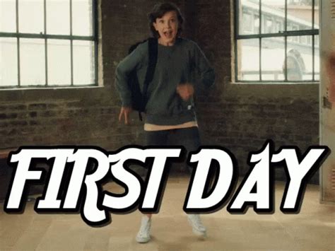 First Day Happy First Day Of School GIF - First Day Happy First Day Of School Back To School ...