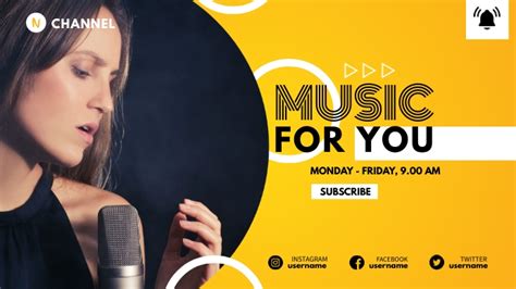 Music YouTube thumbnail Template | PosterMyWall