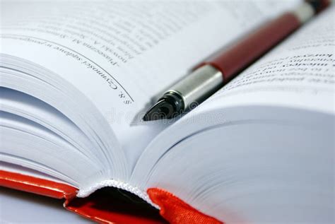 Book with Pen stock photo. Image of paper, publish, macro - 2155718