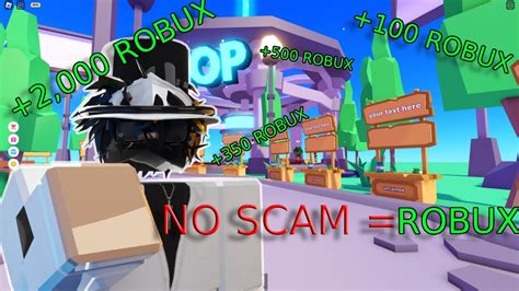 If you don’t scam, you get ROBUX! - YouTube