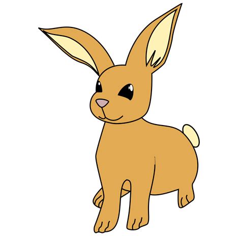 Brown Cartoon Bunny PNG, SVG Clip art for Web - Download Clip Art, PNG Icon Arts