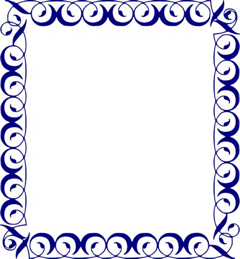 Blue Border Clip Art at Clker.com - vector clip art online, royalty free & public domain