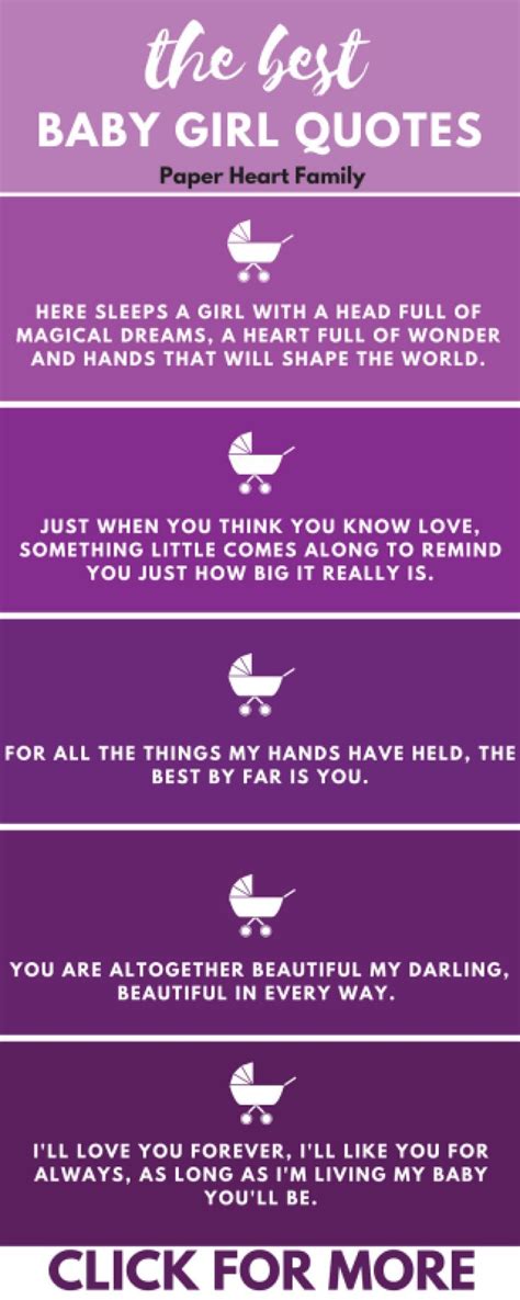 48 Baby Girl Quotes That Girl Moms Will Adore | Paper Heart Family ...