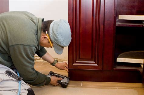 How to Install Toe Kick Boards for Kitchen Cabinets | Hunker | Installing cabinets, Kitchen ...