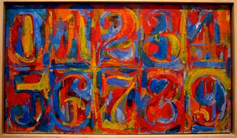 Jasper Johns Painting Numbers