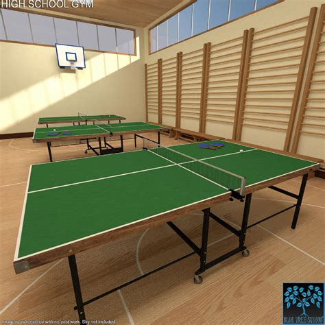 High School Gym for Poser 3D Models BlueTreeStudio