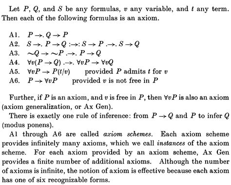 [Math] Difference(s) between an axiom scheme and an axiom – Math Solves Everything