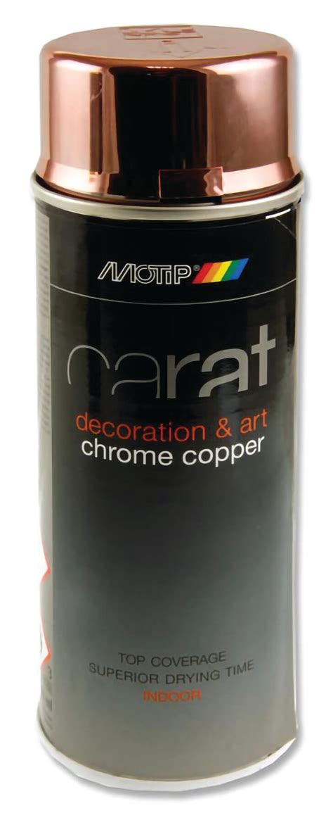 Can Art Chrome Effect Spray Paint, Copper - 400ml | Spray Paint | Art | Tilgear